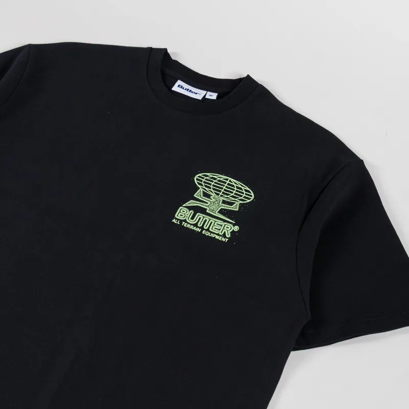 Butter Goods Terrain T Shirt Black-3