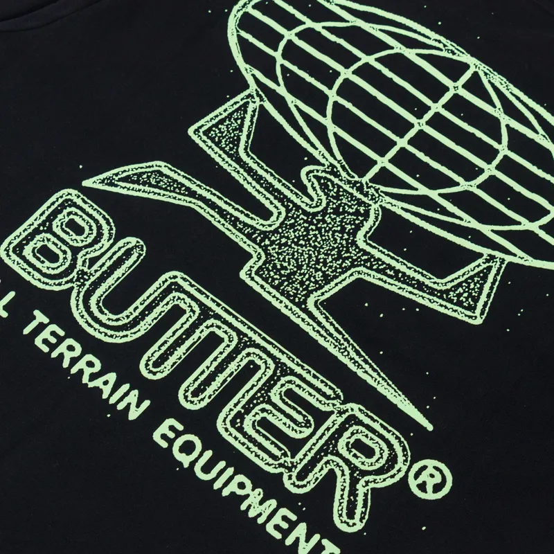 Butter Goods Terrain T Shirt Black-4