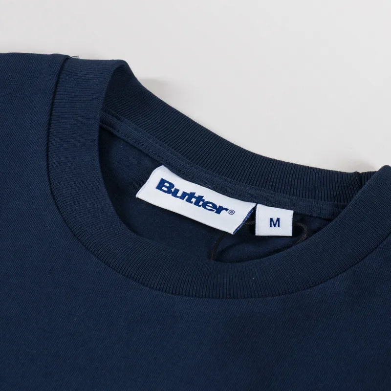 Butter Goods Terrain T Shirt Navy-2