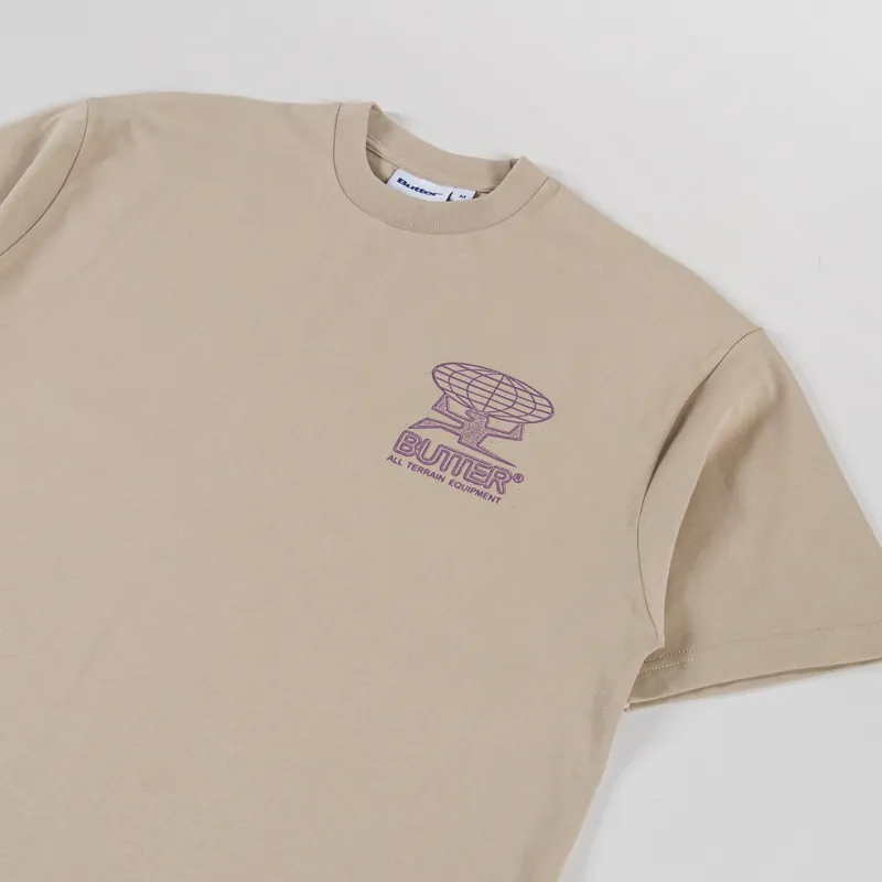 Butter Goods Terrain T Shirt Taupe-3