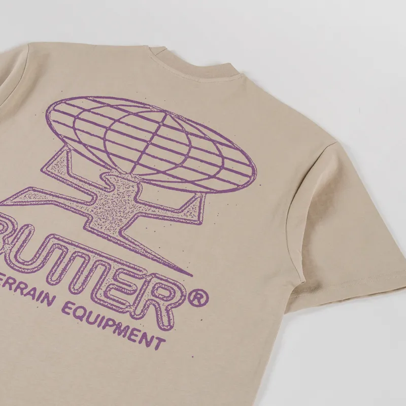 Butter Goods Terrain T Shirt Taupe-2