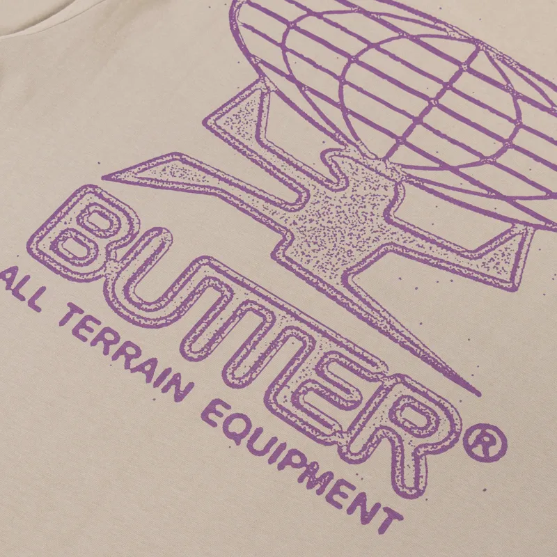 Butter Goods Terrain T Shirt Taupe-4