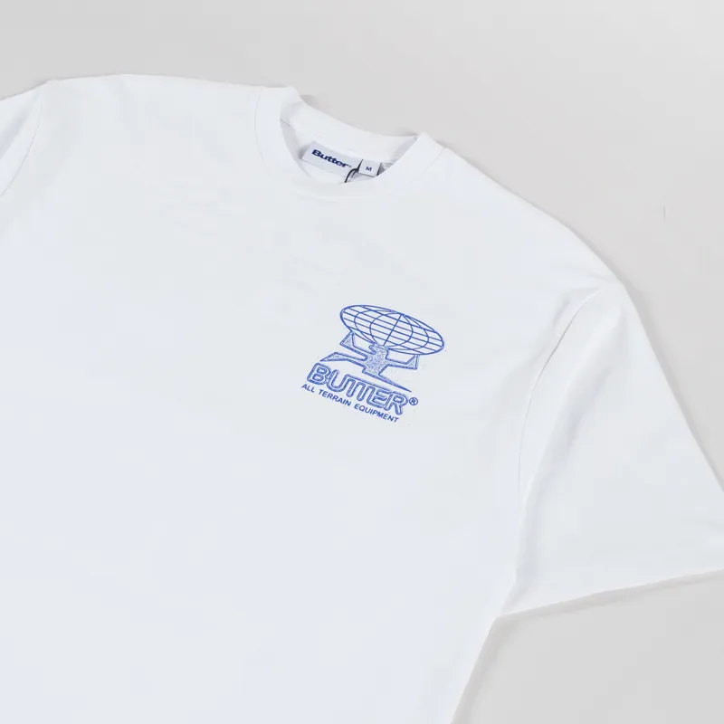 Butter Goods Terrain T Shirt White-3