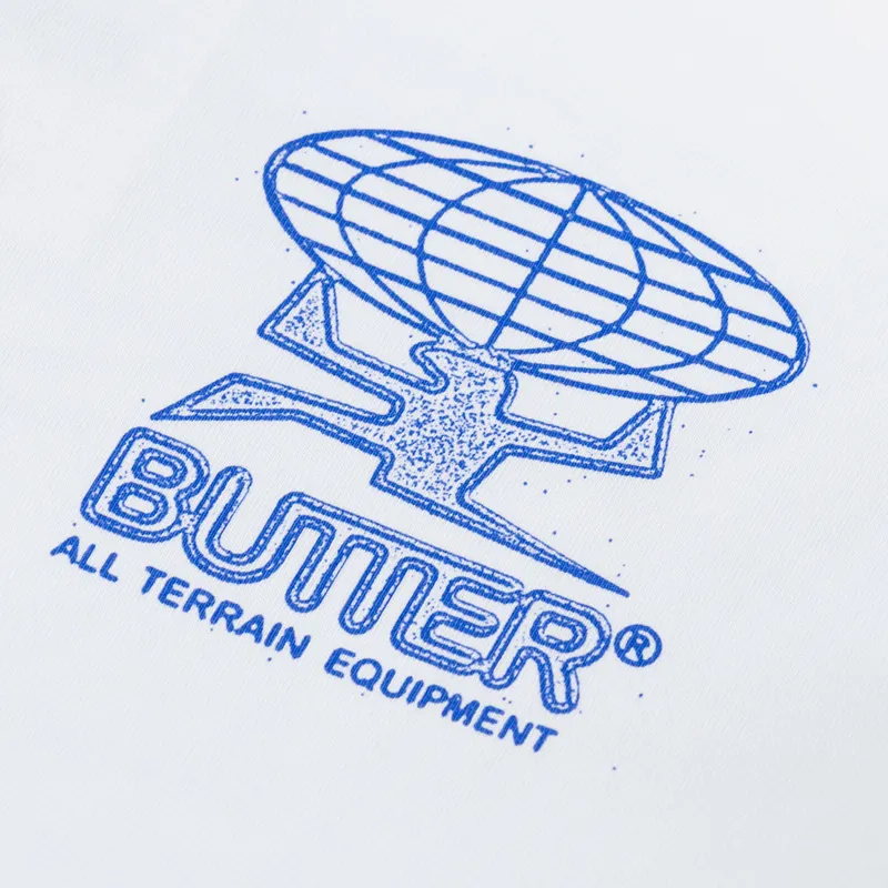 Butter Goods Terrain T Shirt White-5