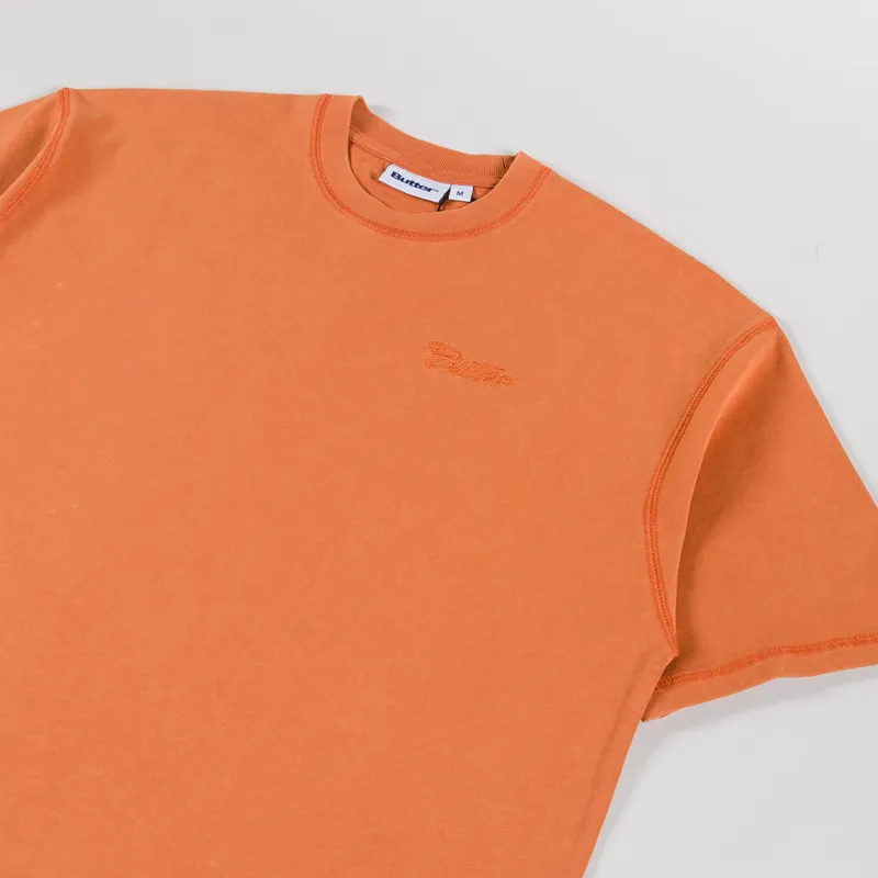 Butter Goods Jive T Shirt Rust-1