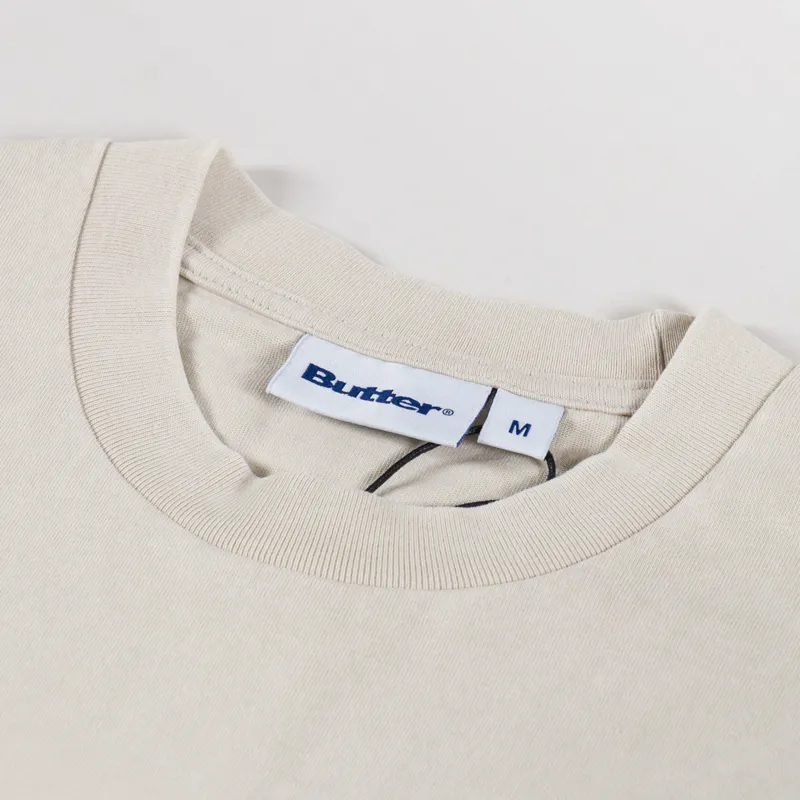 Butter Goods Mountain Equipment T Shirt Washed Ivory-3