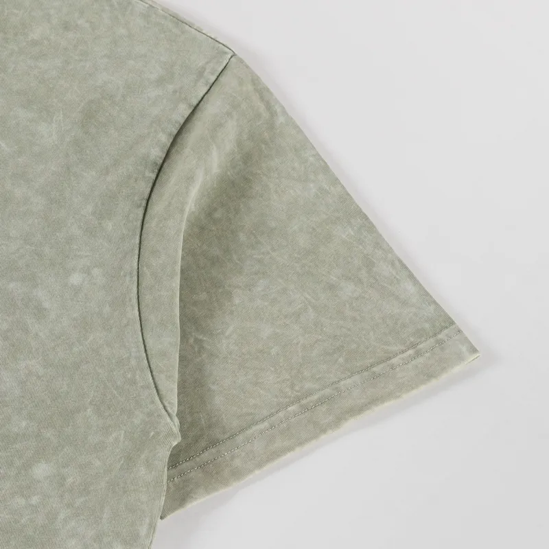 Butter Goods Mountain Equipment T Shirt Washed Sage-4