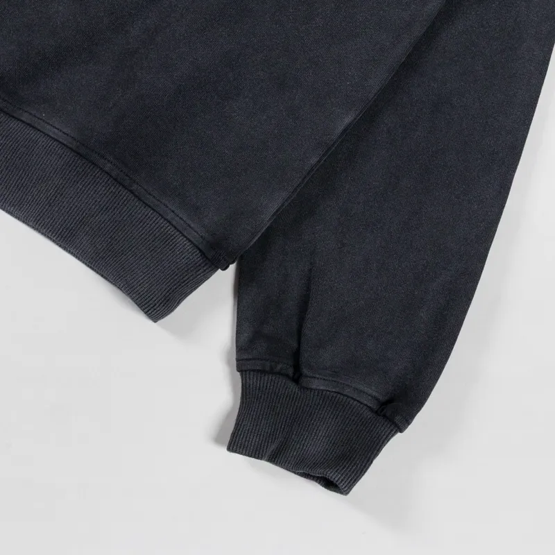 Butter Goods Scrubbed Crewneck Black-6