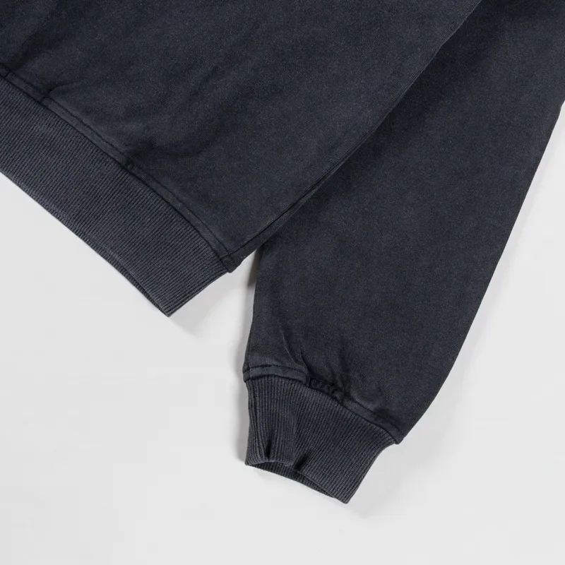 Butter Goods Scrubbed Crewneck Black-7