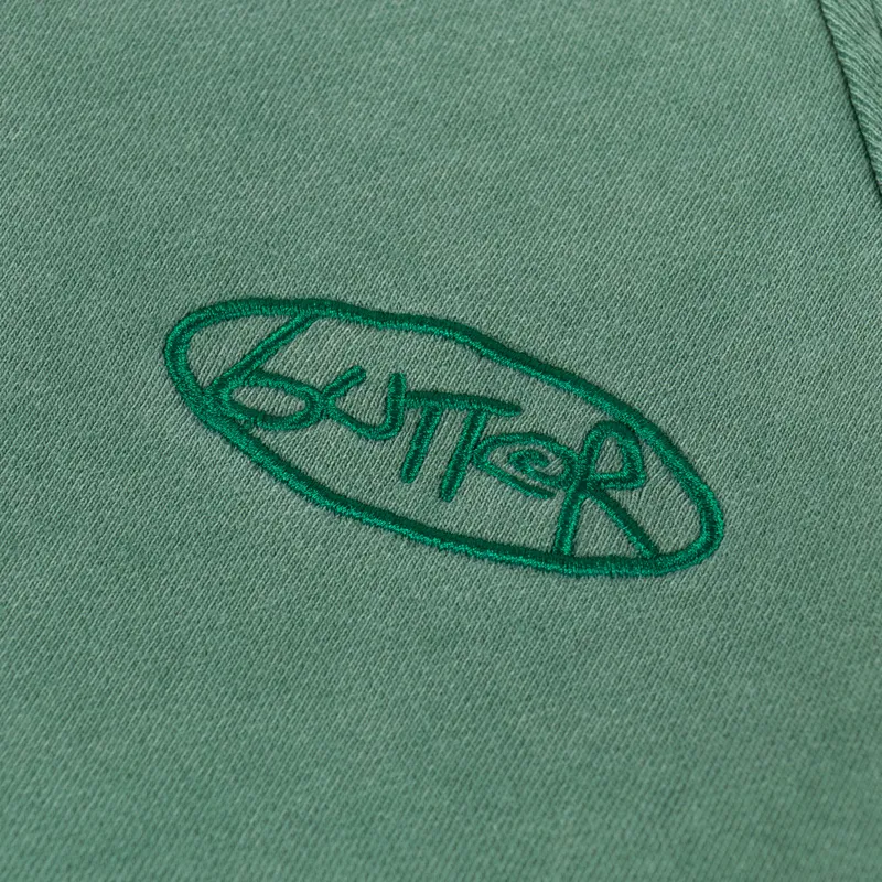 Butter Goods Scrubbed Crewneck Fern-5