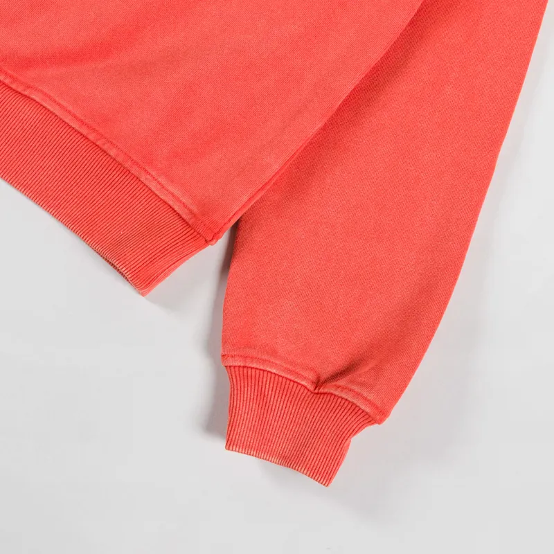 Butter Goods Scrubbed Crewneck Tangerine-6