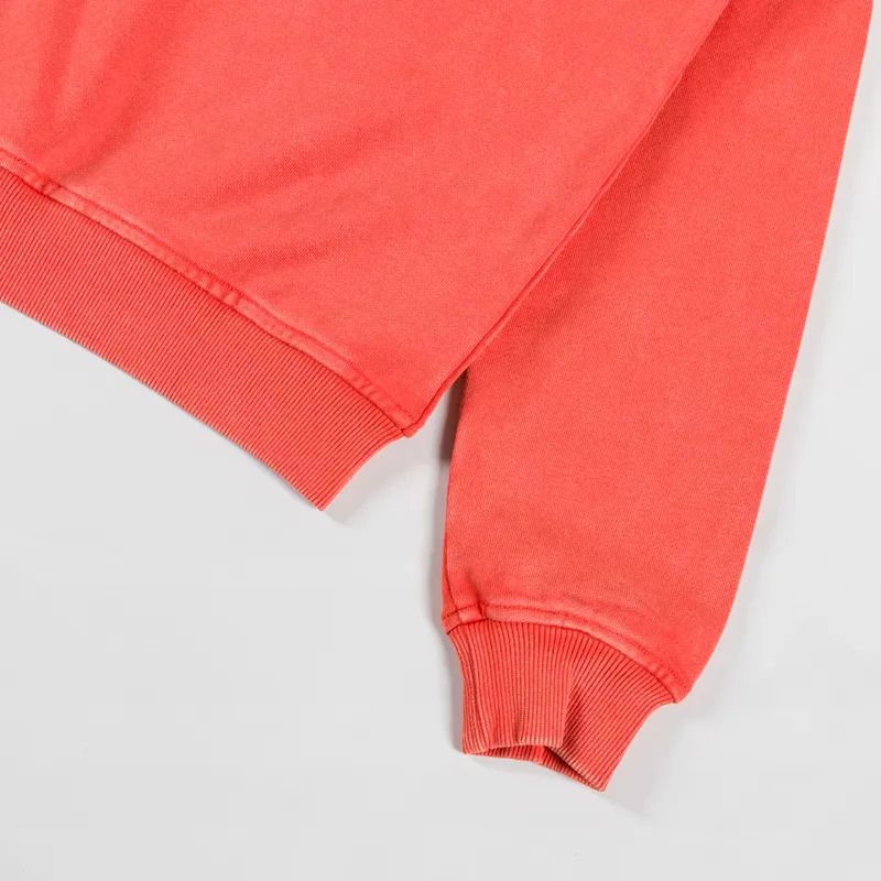 Butter Goods Scrubbed Crewneck Tangerine-7