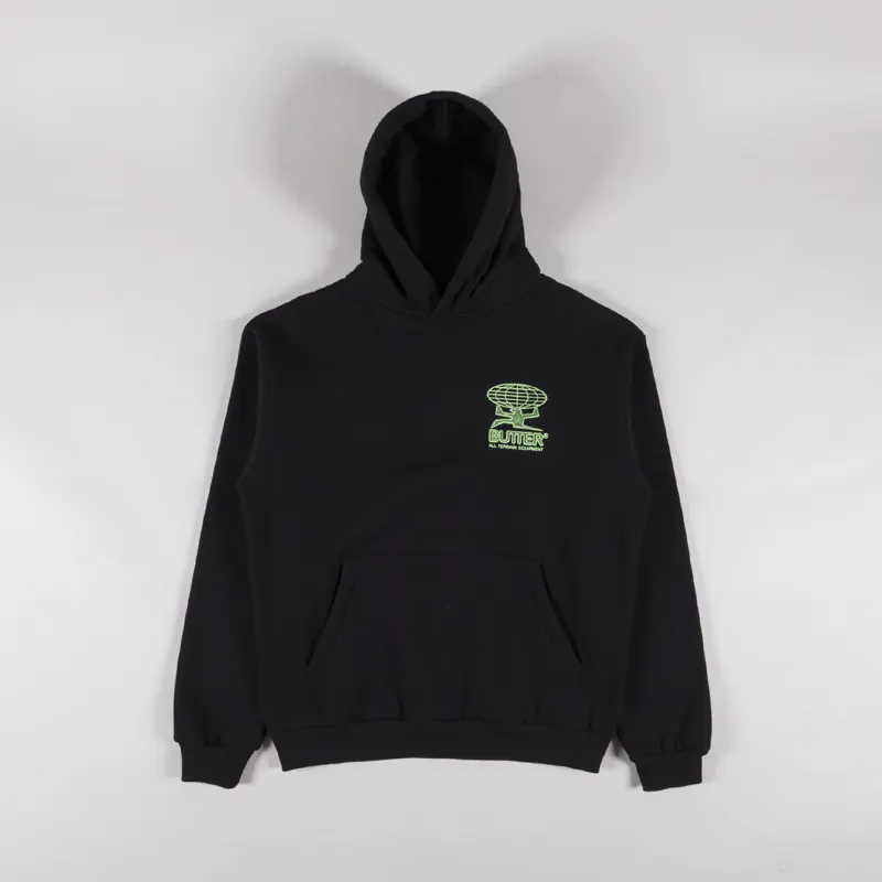 Butter Goods Terrain Pullover Hood Black-1