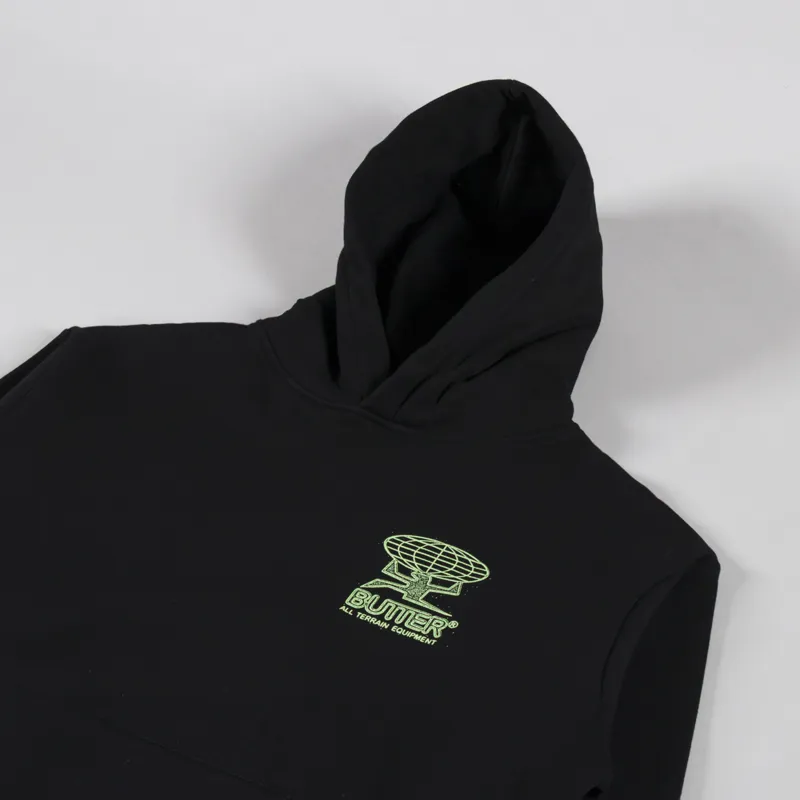 Butter Goods Terrain Pullover Hood Black-3