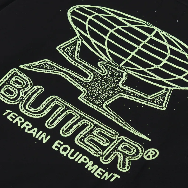 Butter Goods Terrain Pullover Hood Black-4