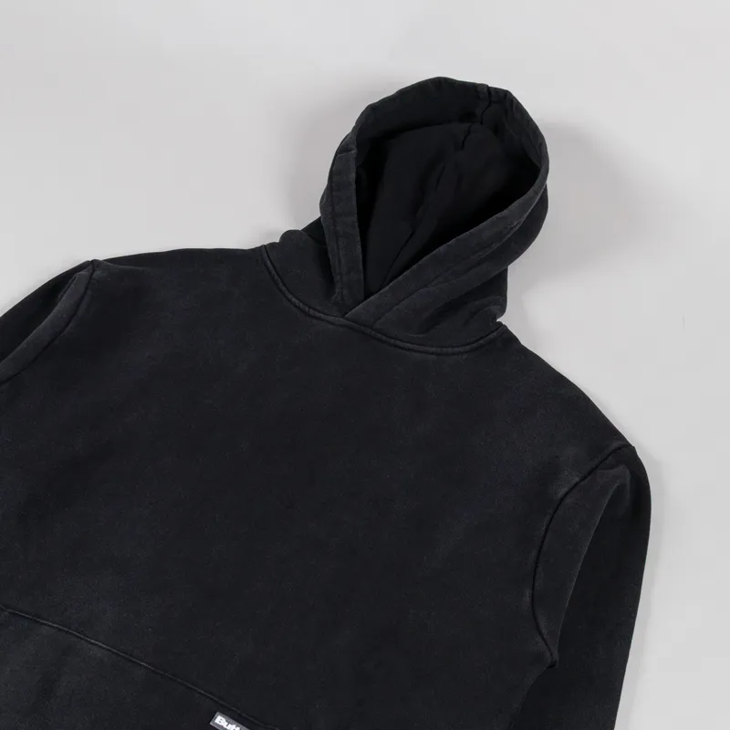 Butter Goods Basic Pullover Hood Washed Black-2