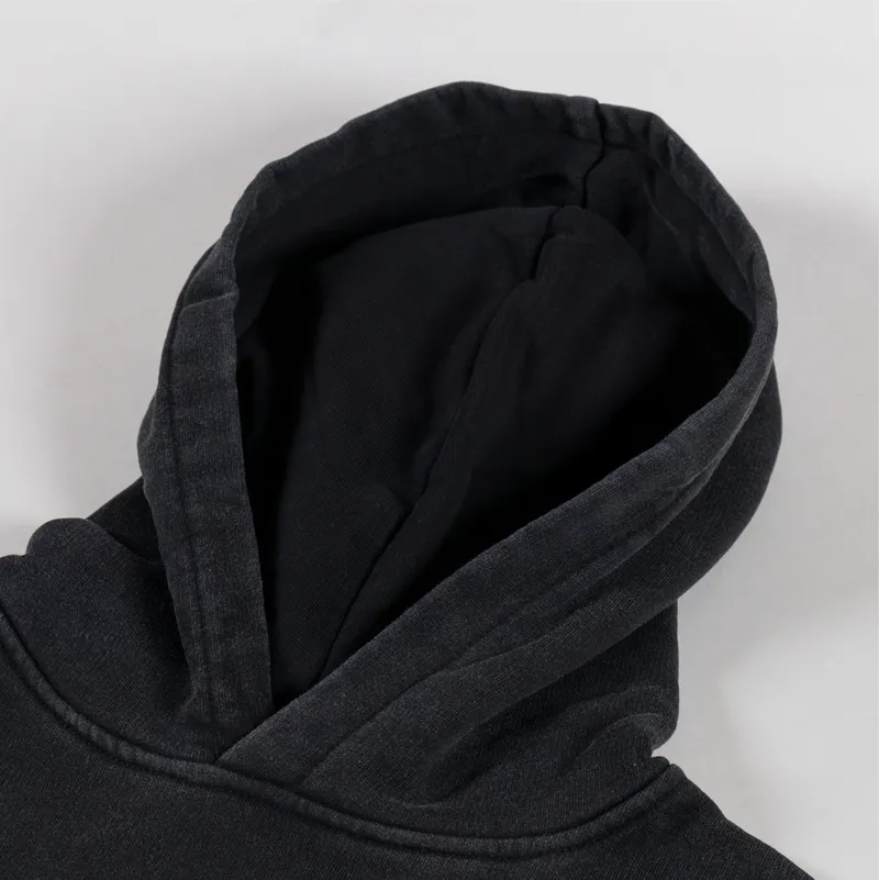 Butter Goods Basic Pullover Hood Washed Black-4