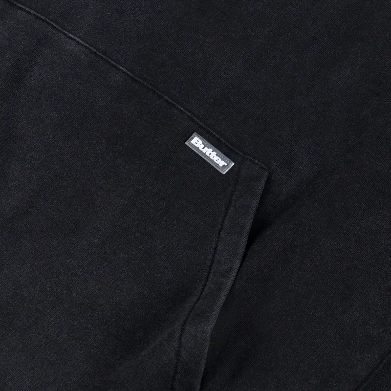 Butter Goods Basic Pullover Hood Washed Black-5