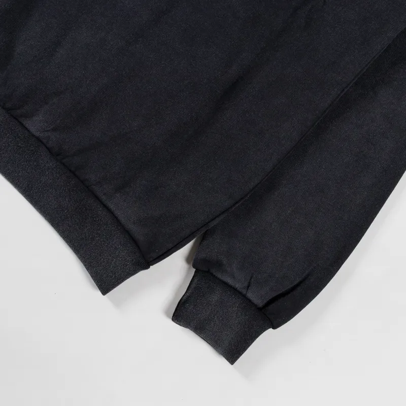 Butter Goods Basic Pullover Hood Washed Black-7