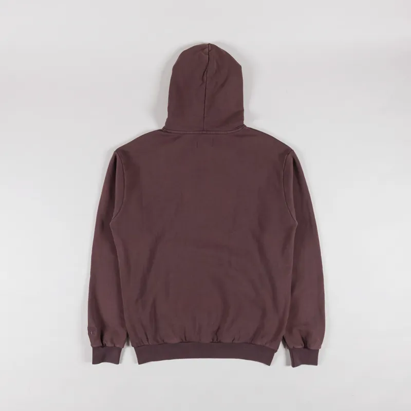Butter Goods Basic Pullover Hood Washed Chestnut-1