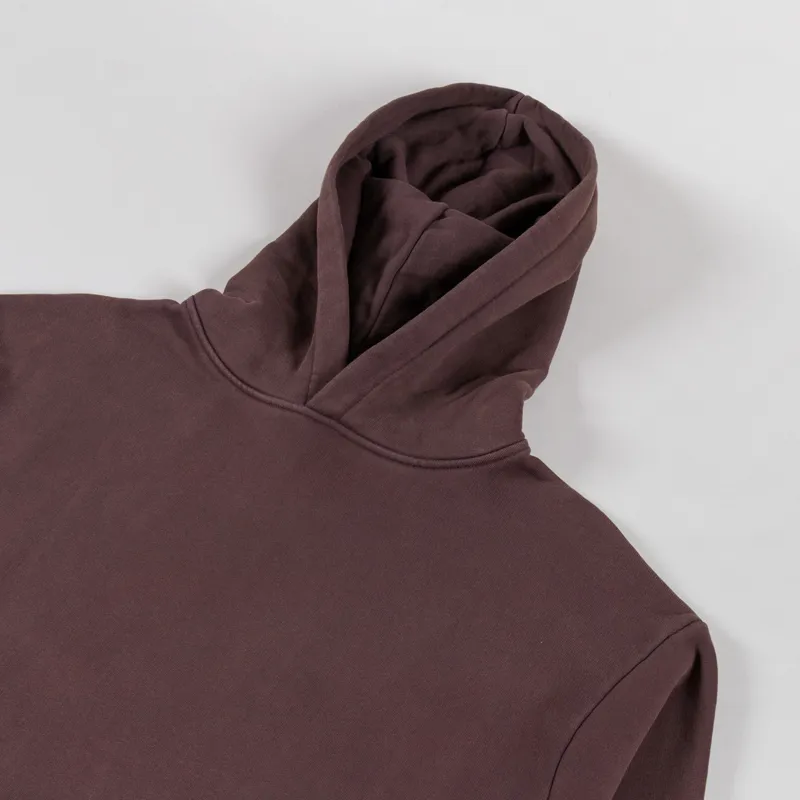 Butter Goods Basic Pullover Hood Washed Chestnut-2