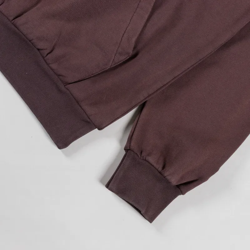 Butter Goods Basic Pullover Hood Washed Chestnut-7