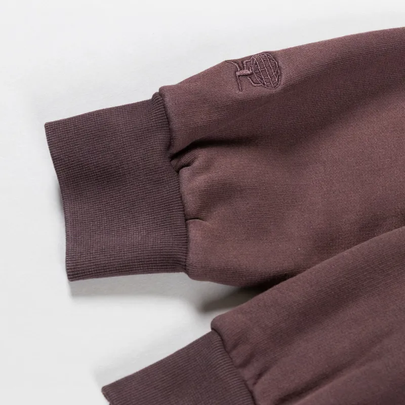 Butter Goods Basic Pullover Hood Washed Chestnut-5