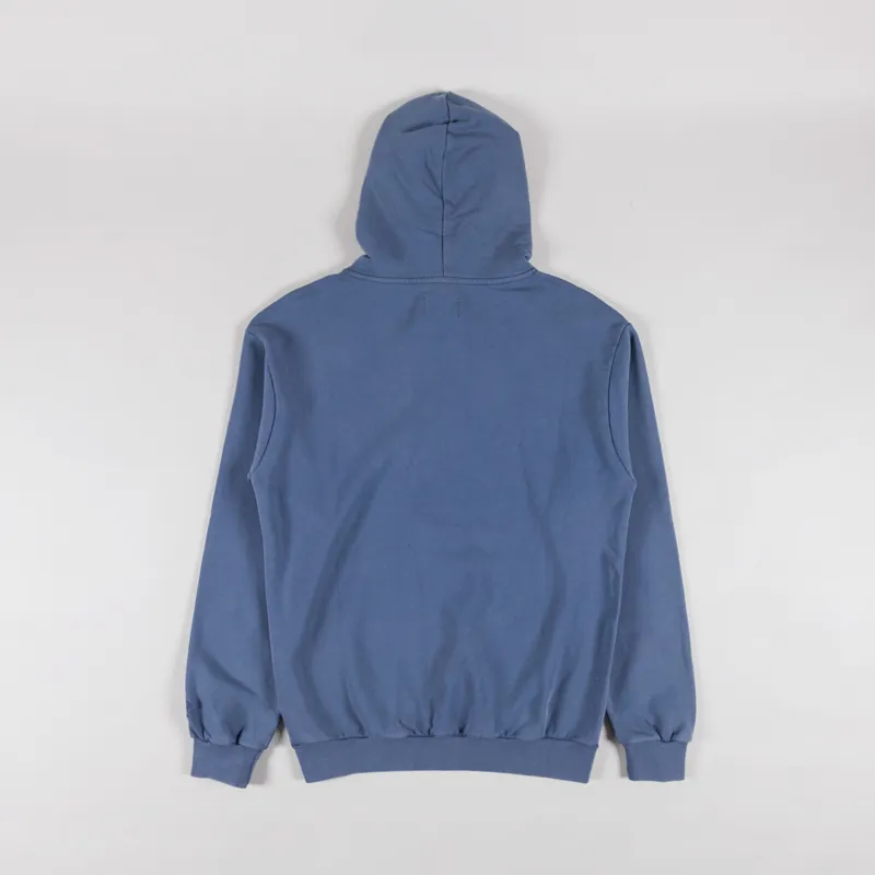 Butter Goods Basic Pullover Hood Washed Steel-1