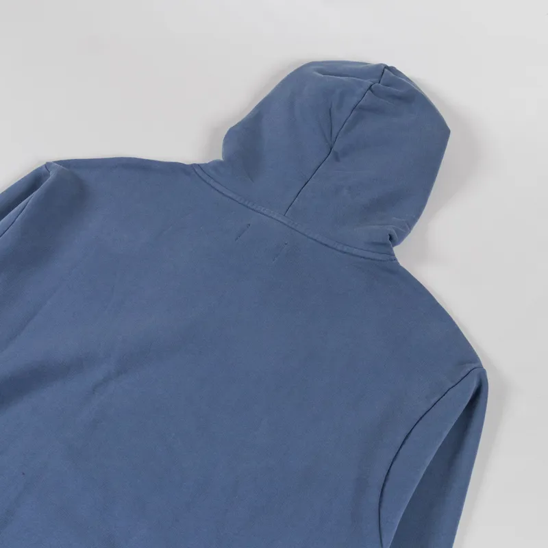 Butter Goods Basic Pullover Hood Washed Steel-3