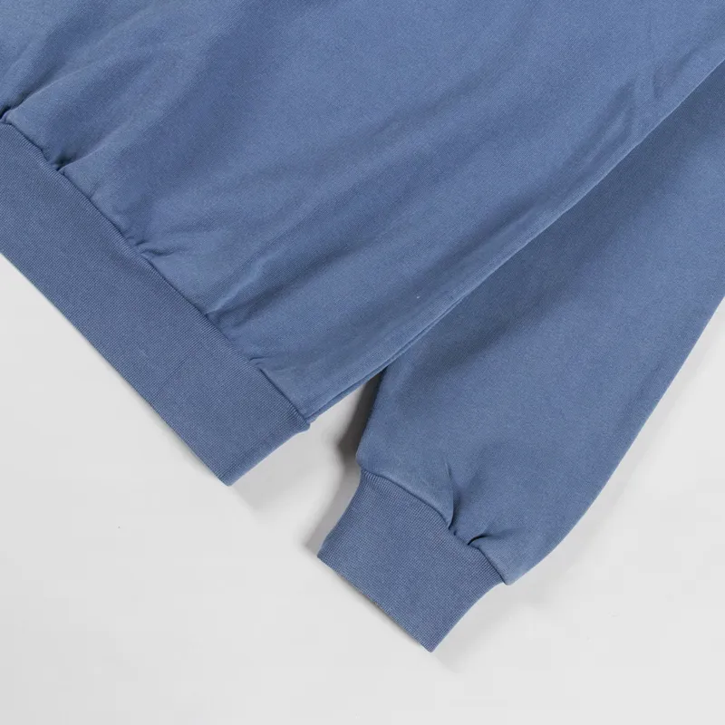 Butter Goods Basic Pullover Hood Washed Steel-6