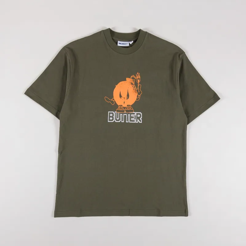 Butter Goods Bomb T Shirt Army