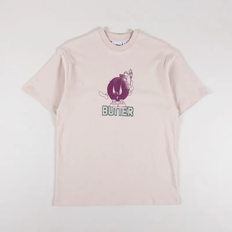 Butter Goods Bomb T Shirt Sand