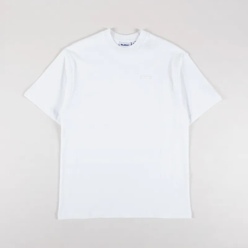【BUTTER GOODS】 Basic Tee, White Basic Tee, White – Butter Goods USA
