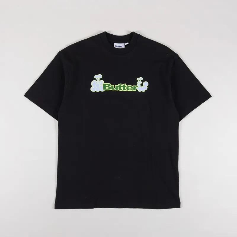 Butter Goods Bugs Logo T Shirt Black