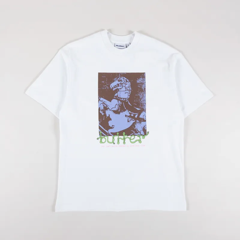 Butter Goods Carousel T Shirt White