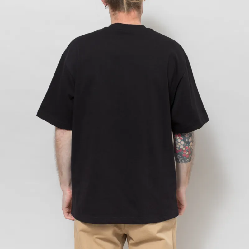 Butter Goods x Daniel Johnston Frog Logo T Shirt Black-2