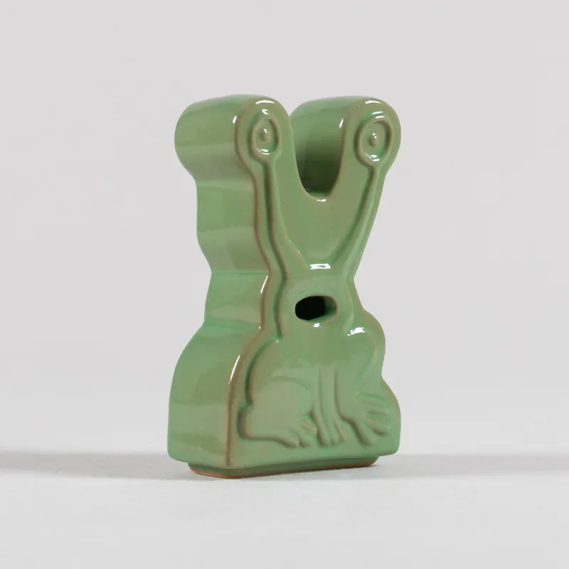 Butter Goods Ceramic Frog Incense Holder Light Green-2