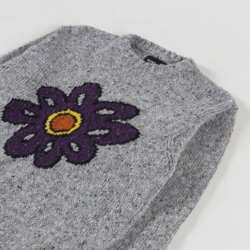 Howlin' Big Flower Lover Sweater Silver-2