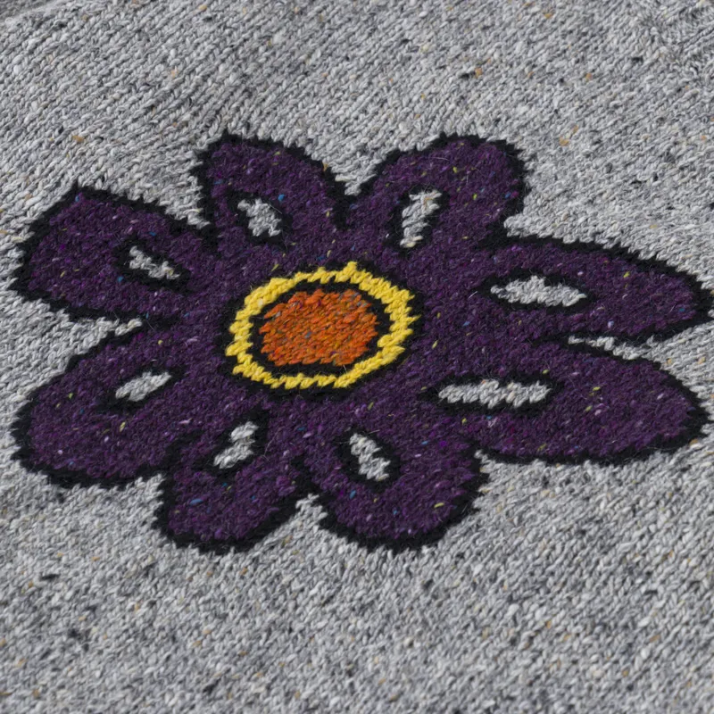 Howlin' Big Flower Lover Sweater Silver-4