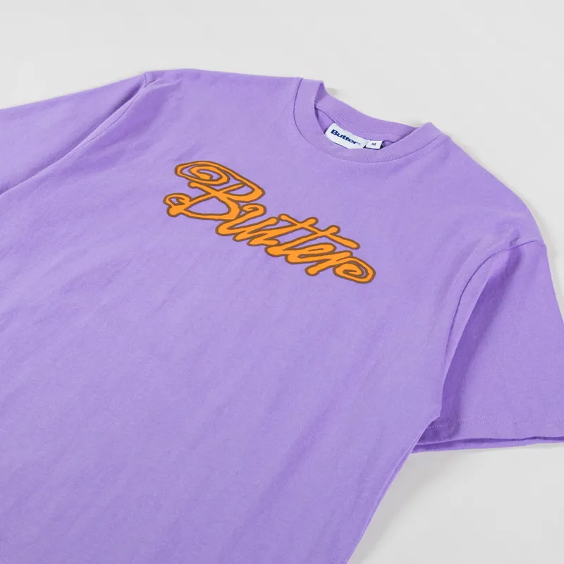 Butter Goods Jive T Shirt Washed Grape-1