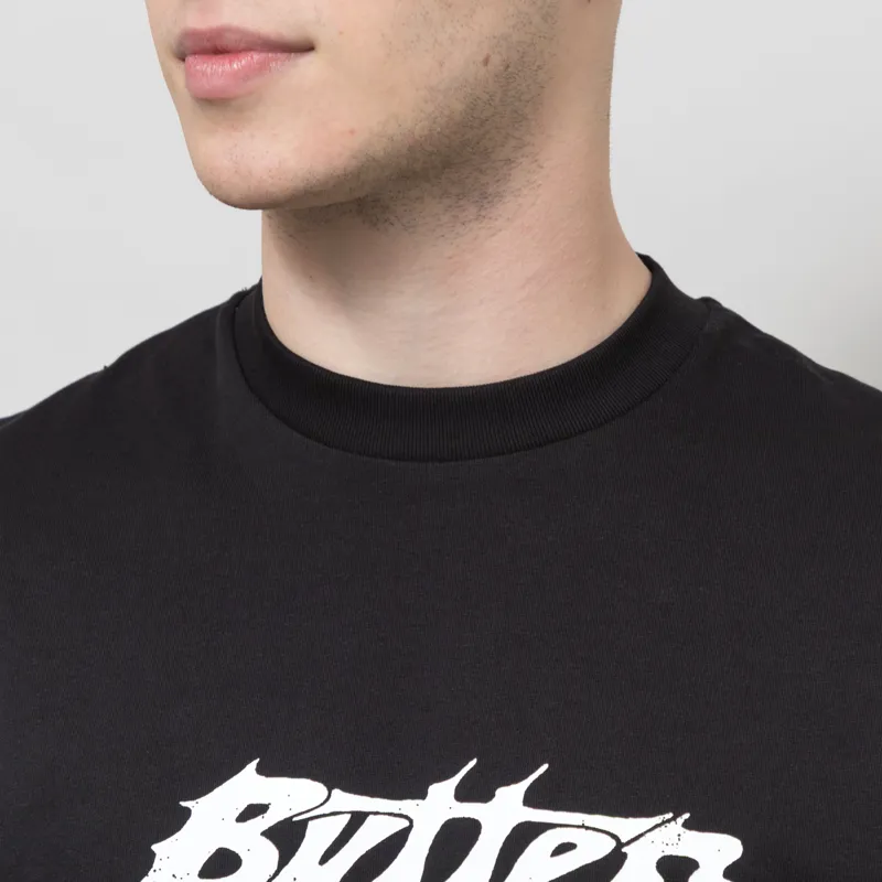 Butter Goods Amplify T Shirt Black-3