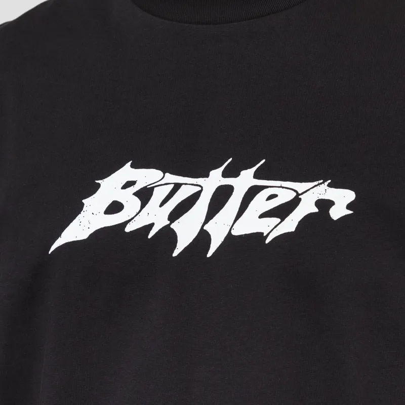 Butter Goods Amplify T Shirt Black-4
