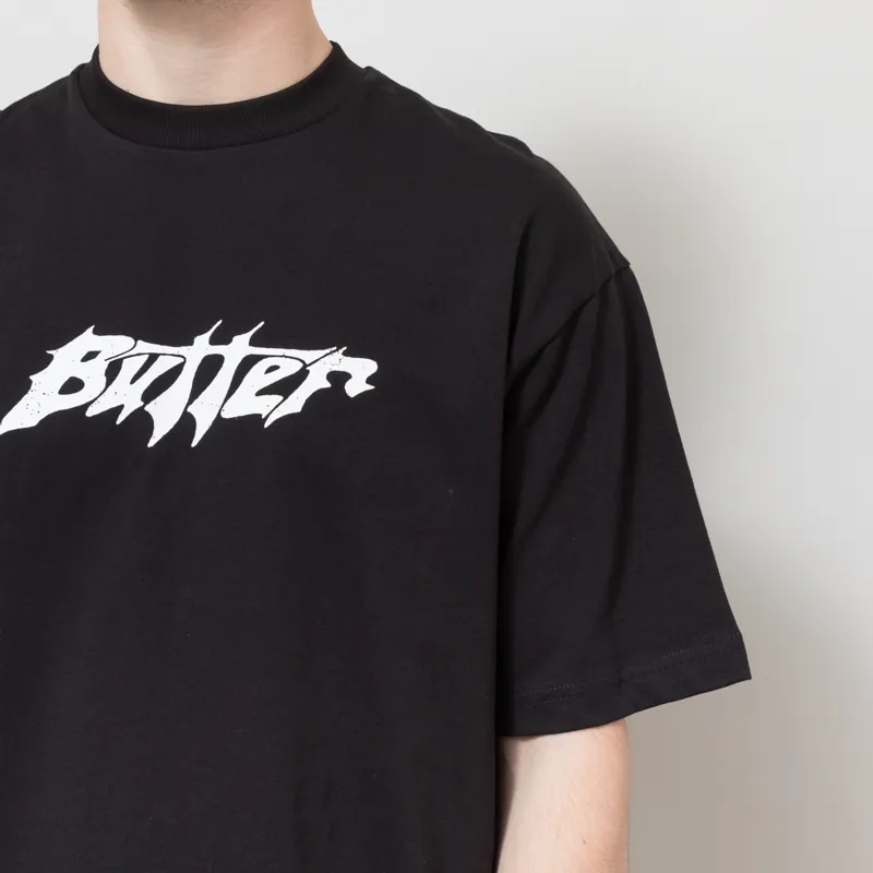 Butter Goods Amplify T Shirt Black-2
