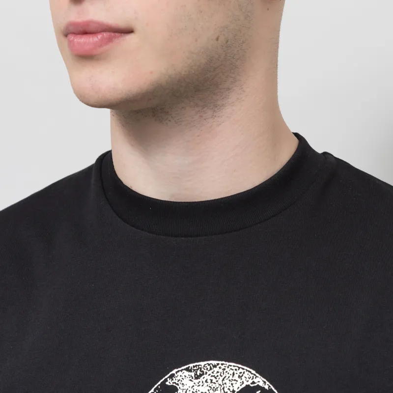 Butter Goods Drill T Shirt Black-3