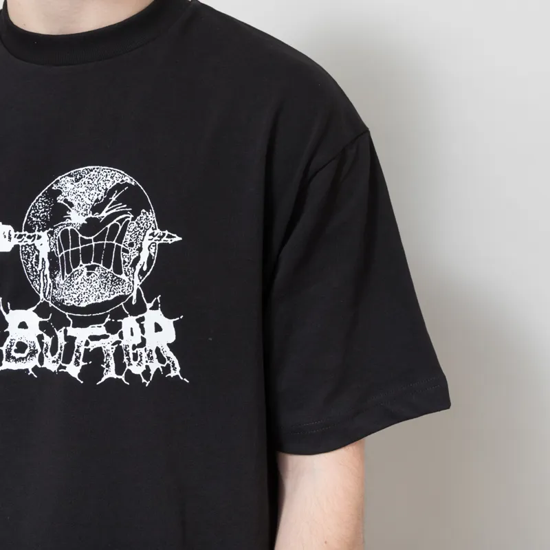 Butter Goods Drill T Shirt Black-4