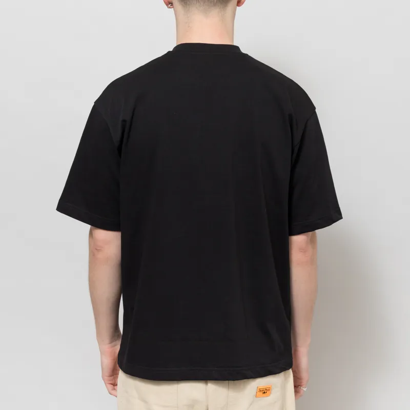 Butter Goods Smashed Logo T Shirt Black-2