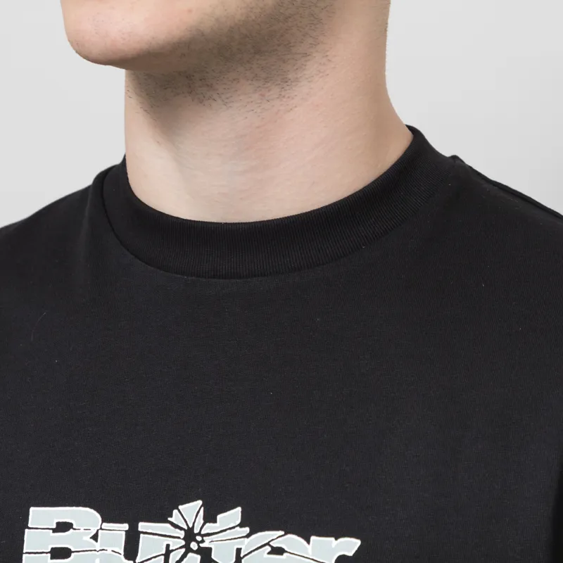 Butter Goods Smashed Logo T Shirt Black-3