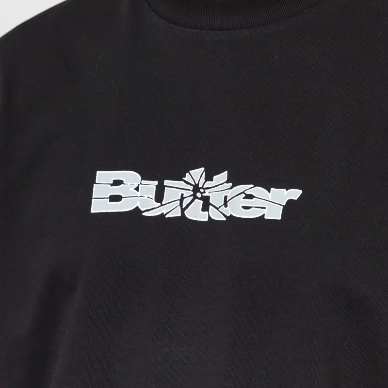 Butter Goods Smashed Logo T Shirt Black-5
