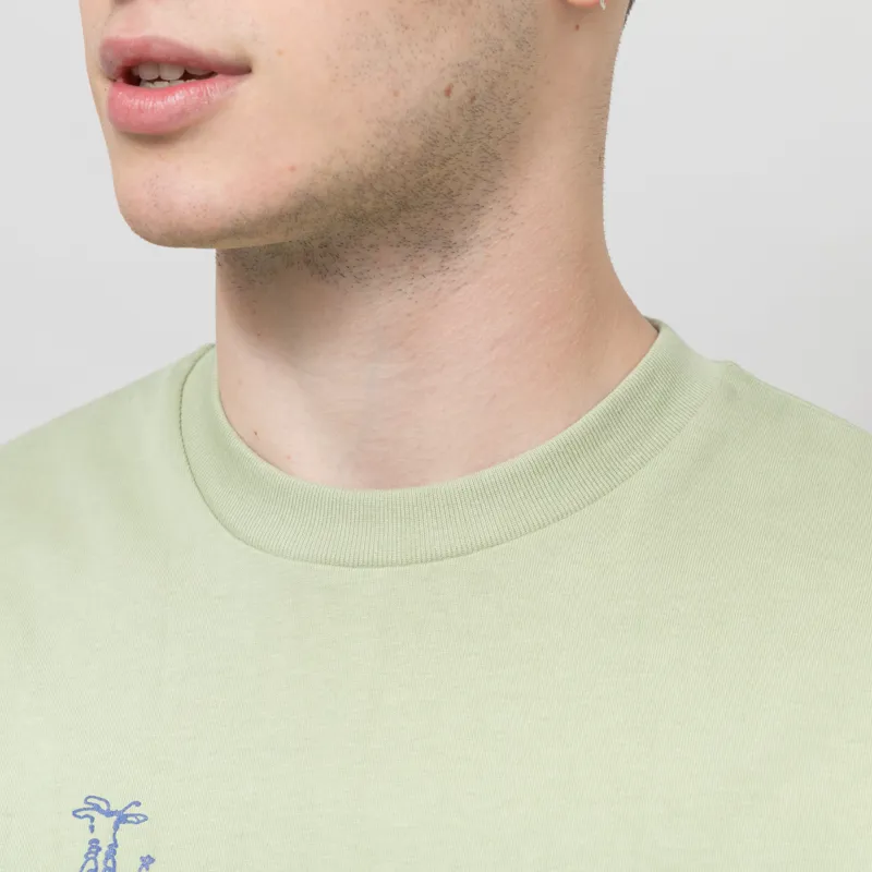 Butter Goods Pay Up T Shirt Matcha-3