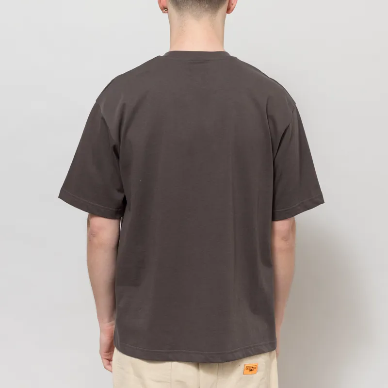 Butter Goods Pay Up T Shirt Charcoal-1